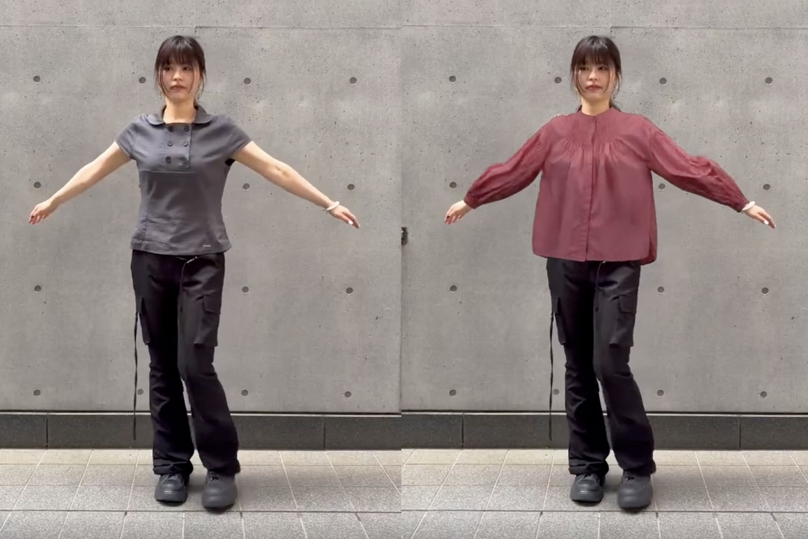 リアルタイム仮想試着技術の特徴 2
